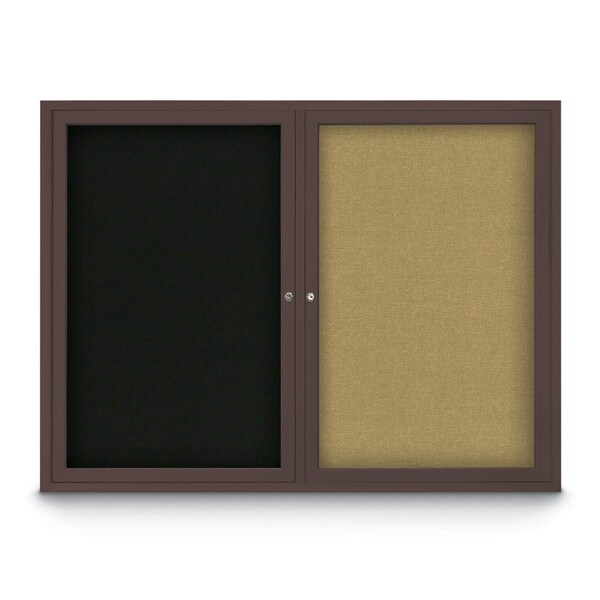 Corkboard, 24"x36", Cloud/Satin